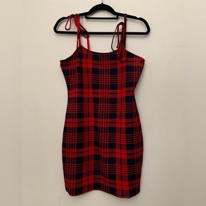 Plaid Mini Dress